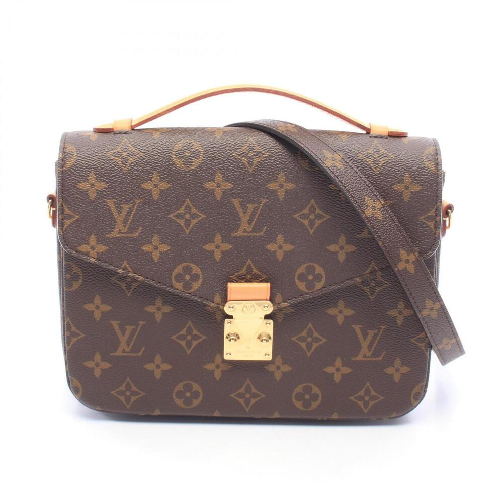 Louis Vuitton Pochette Metis MM 2-Way Handbag, Coated Canvas and Leather, Mon...